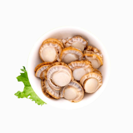 Frozen Boiled Scallop Meat  1kg (500gm x 2pkt)  | 带子肉 / 扇贝肉