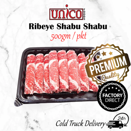 Ribeye Shabu Shabu (500gm/pkt) | 肋眼牛肉刷刷