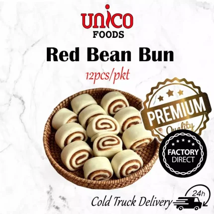 Red Bean Bun 12pcs | 豆沙馒头卷