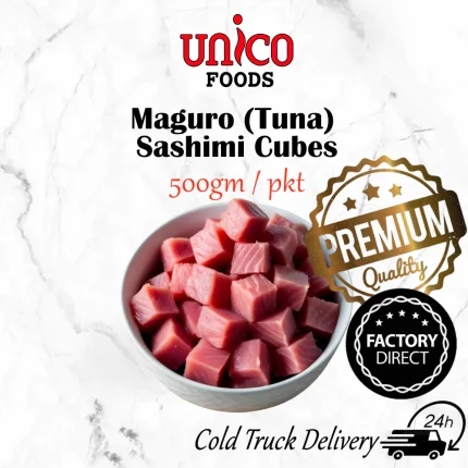Maguro (Tuna) Sashimi Cubes (500gm) | 金枪鱼块