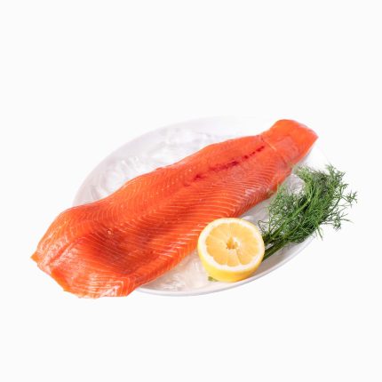 Norway Frozen Salmon Fillet Whole (1kg/pkt) (Skin On & Scale Off)